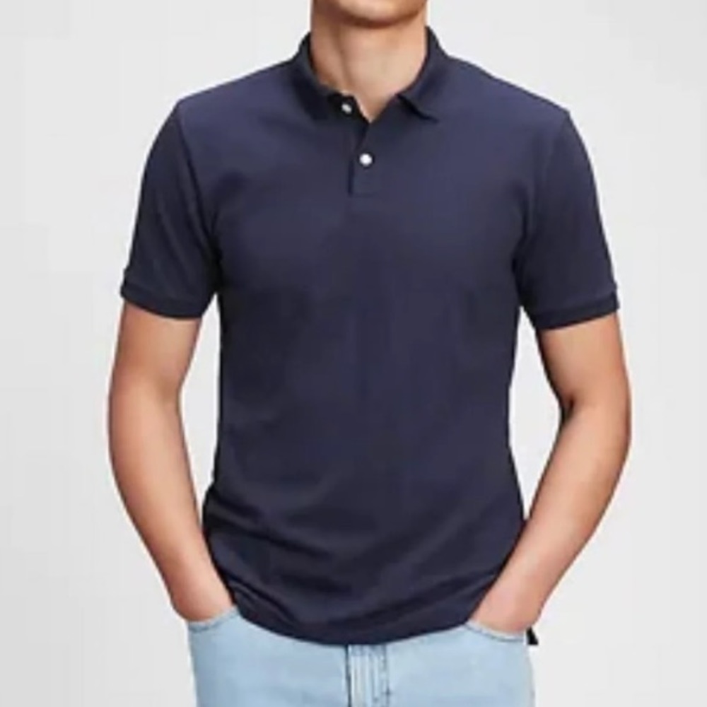 GAP Mens Black Polo Shirt | XL